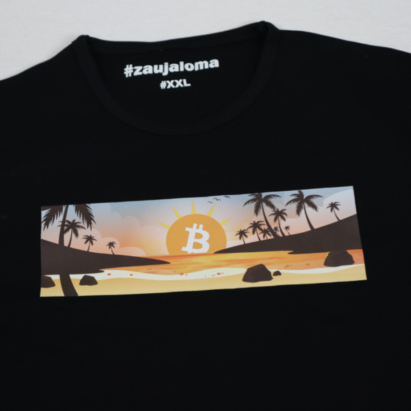 Zaujalo ma Bitcoin Beach Black - Tričko